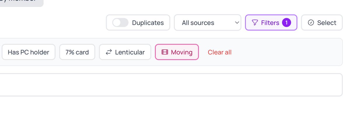 b_cdapp's tweet photo. Added: 
- Moving photocards filter
- Counter trade button to offer/ask for another card and create new trade https://t.co/yHchTfijYG