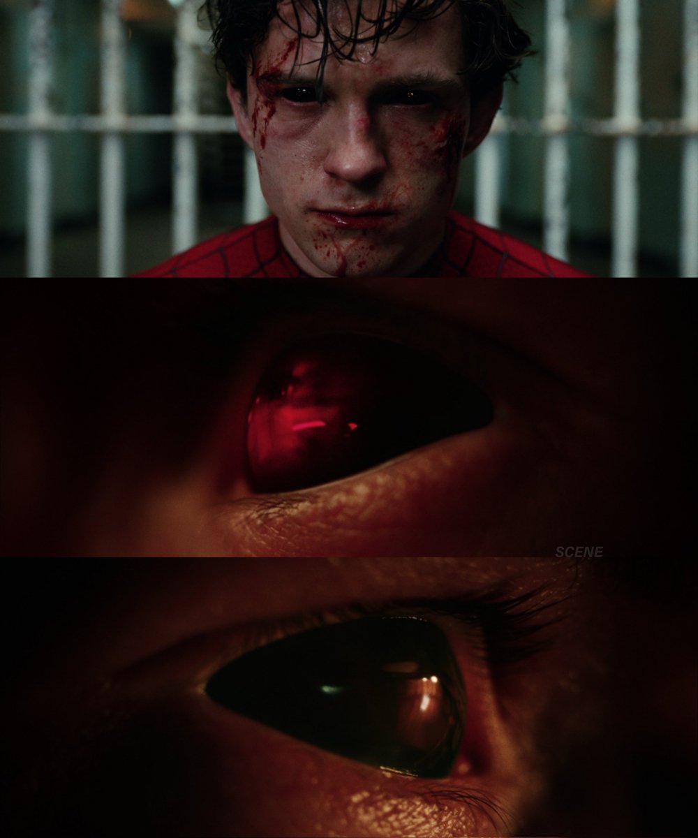 AnayaSpirit's tweet photo. Why are Spider-Man's eyes turning black? https://t.co/ANAZ6SFeY3
