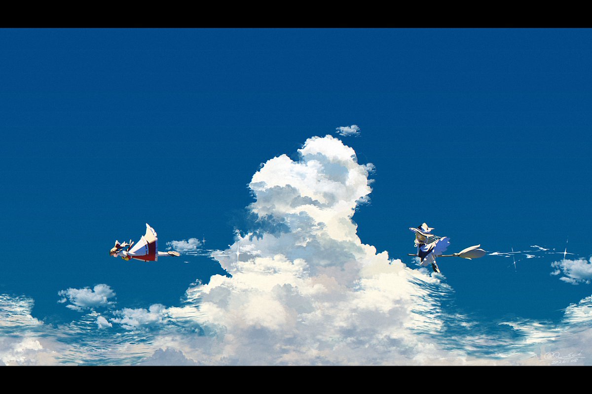 Q__Sci's tweet photo. 憧憬

＃東方project https://t.co/2EuqfEwHnX