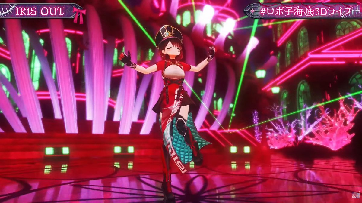 norip2321's tweet photo. ロボ子さーーん！
低音エッジボイス最高っす！
＃ロボ子海底３Dライブ https://t.co/bfCom14iWX