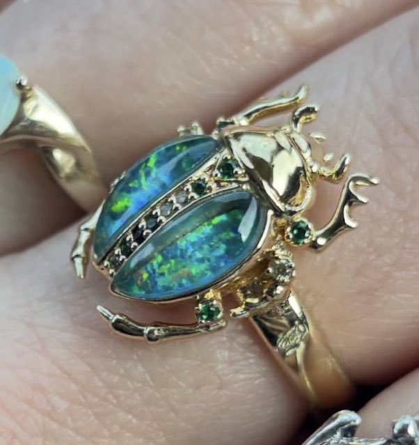 _littlethicket's tweet photo. pretty bug rings https://t.co/UnGq7HpIFS