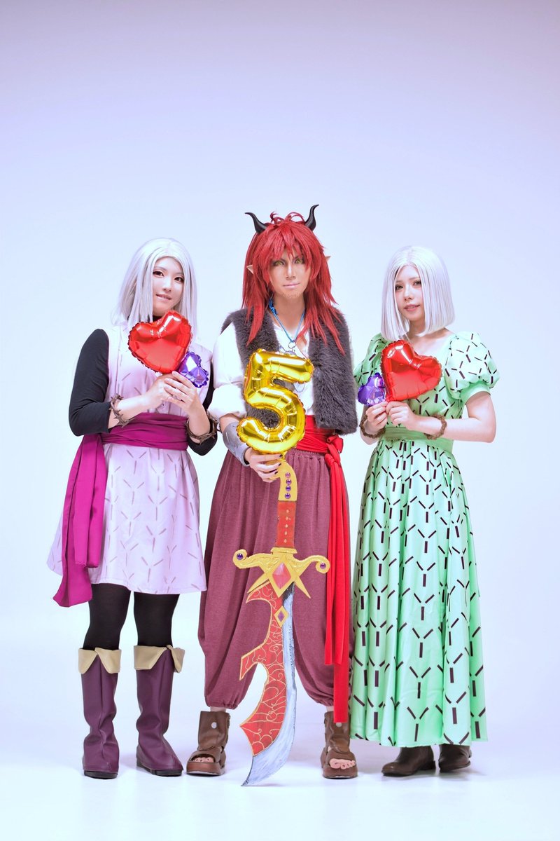 NMhamSTAR's tweet photo. Cosplay / コスプレ

ドラゴンクエスト10
14周年おめでとうございます🥳

Ver5 いばらの巫女と滅びの神
ユシュカ(@NMhamSTAR )
イルーシャ(@monemonene_x )
ナラジア(@Balm_viola )

Photo :ことりさん(@YouJRE239_901 )
Date   :2026/5/31

#DQX14th 
#DQX14周年 
#0531DQX時代を越えた盟友たち https://t.co/FJBpibcXcq