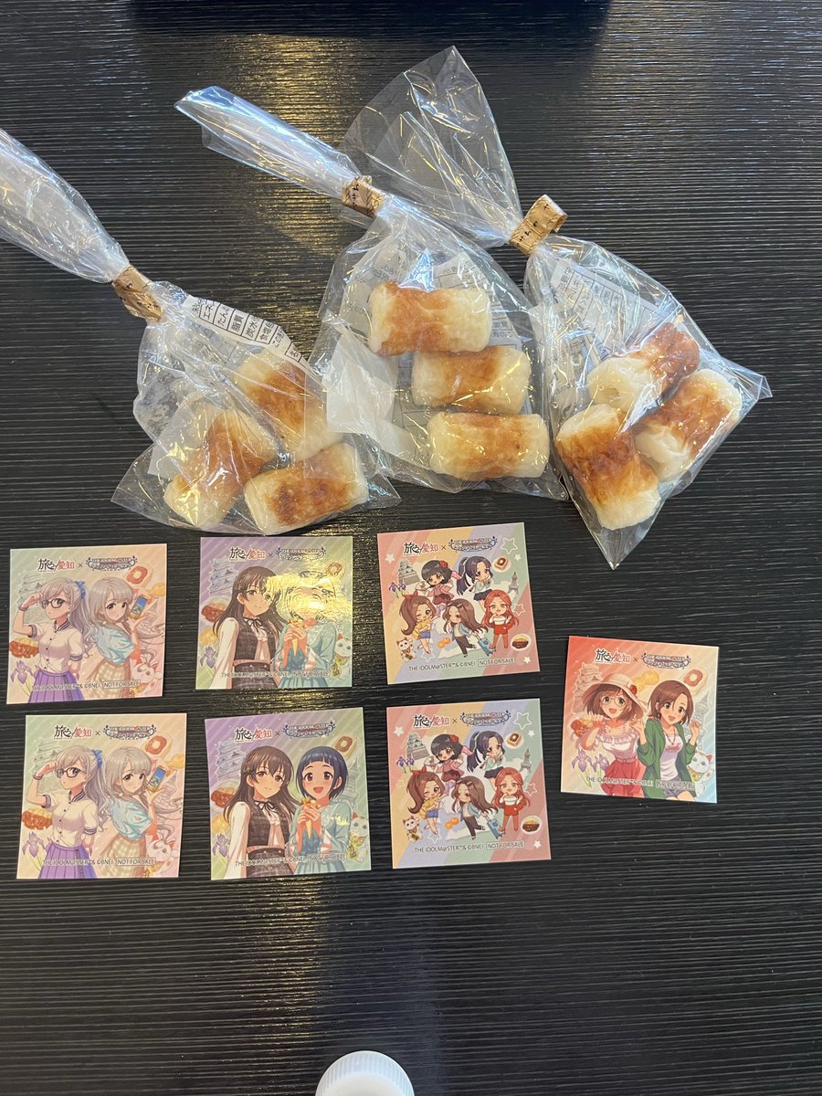 SevenWo70's tweet photo. シールの周回するなら「ちくわの里��一択
450円で周回できる（3回買いました）
定員さんも理解のある人だったので何回も買うのに抵抗がない（）
ただ、はんぺんやちくわ腹に溜まるので胃袋空かして行った方が良いです
#旅ろ愛知 #デレマス https://t.co/xOuhhTm8Sm