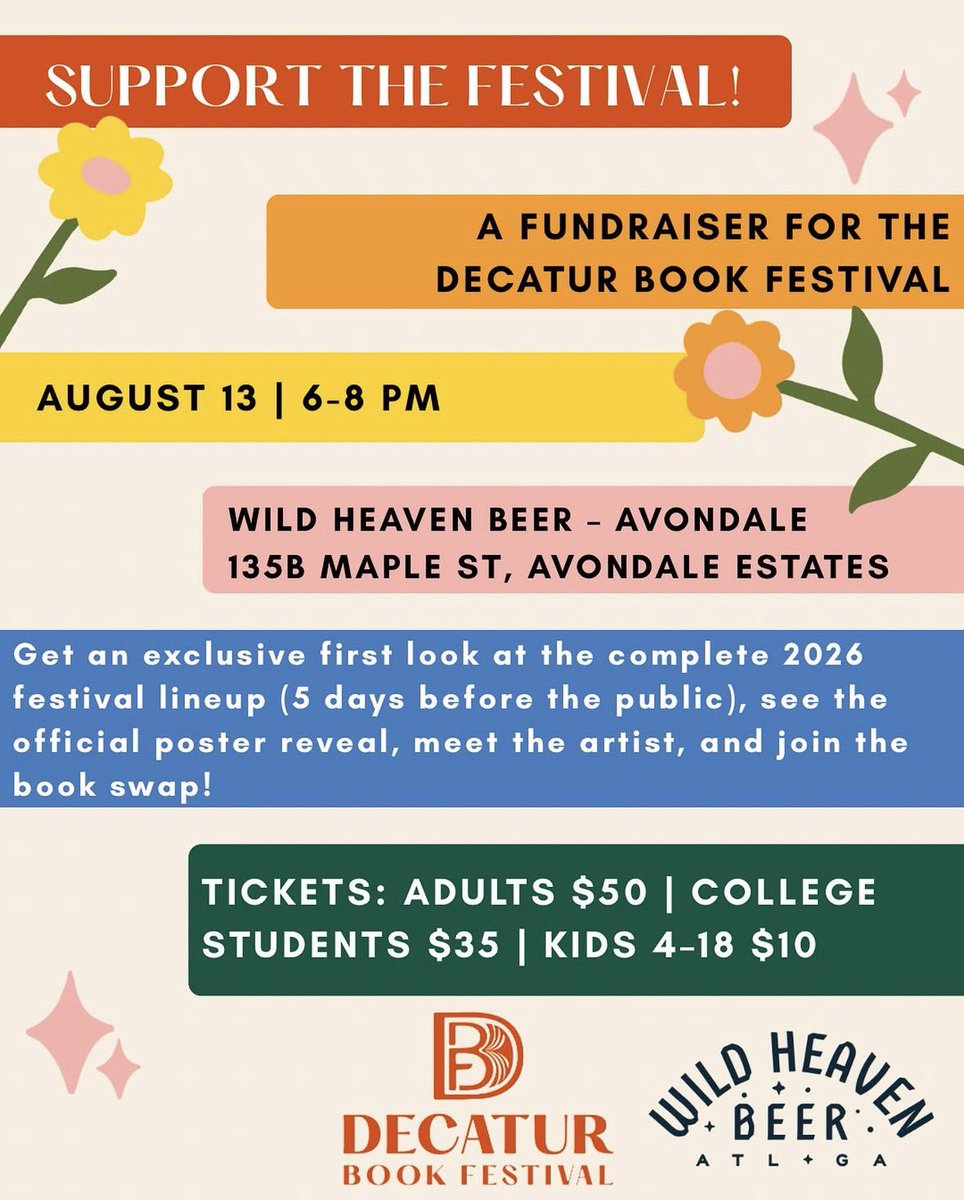 DecaturBookFest tweet picture