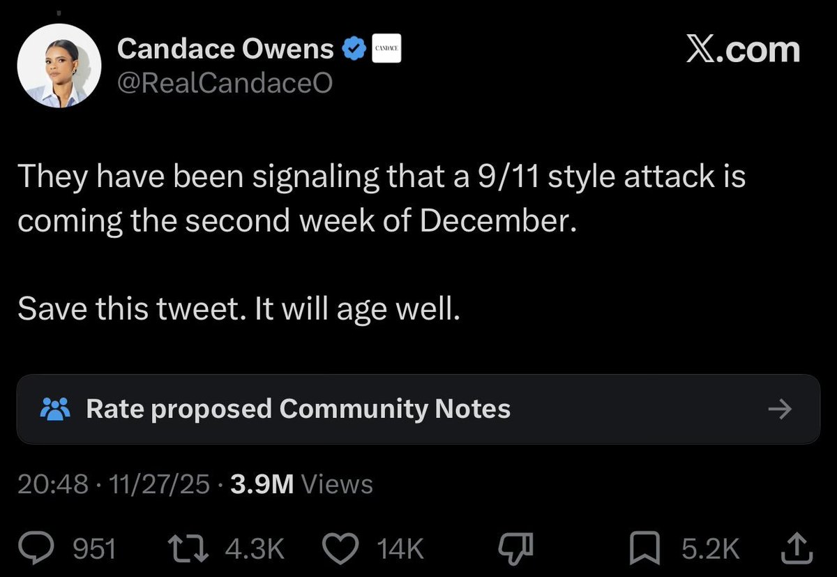 TerrK038867311's tweet photo. @RealCandaceO "Save this tweet.  It will age well."

Where have I seen that before? https://t.co/Dl64LJJo5E