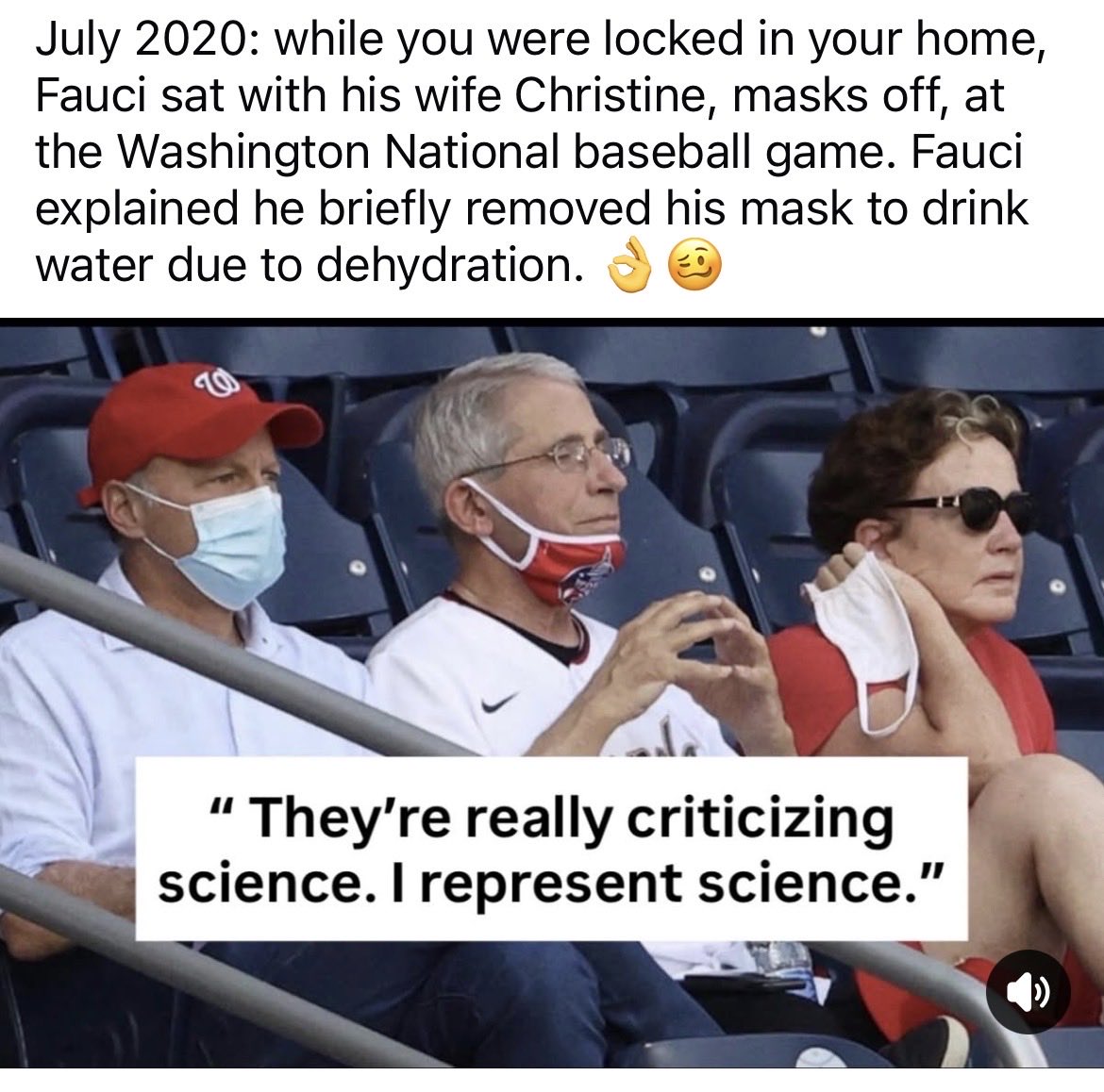 JessicaJeanne_4's tweet photo. @rod101_ Someone should’ve told Fauci…. https://t.co/tCo9ROVAl9
