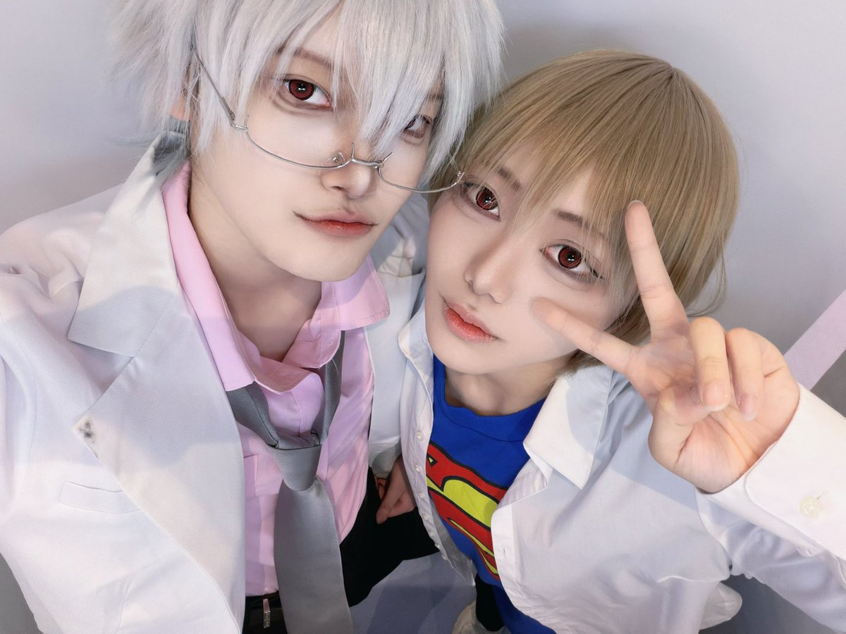 FuMi__2128's tweet photo. 衣装やらウィッグやら諸々お借りして（本当にありがとう）かみこす行ってました〜〜⊂(  ᴖ ̫ᴖ)⊃
パフォ欲⤴️⤴️‼️

#かみこすアミュスタ https://t.co/euLtxGgPE6