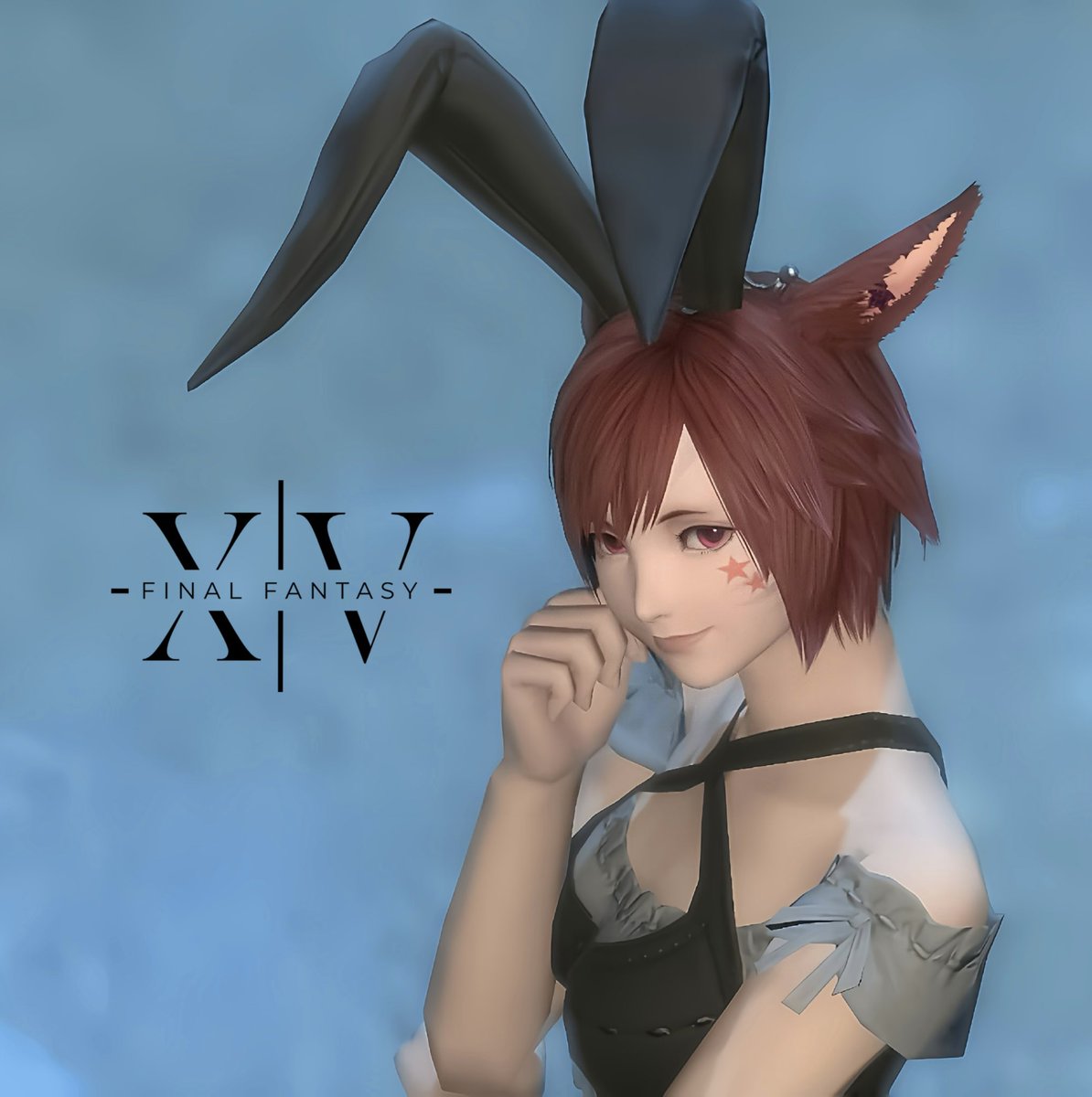 hakubi_FF14's tweet photo. バニーの日らしいので🐰

 #バニーの日  #FF14  #ミコッテ https://t.co/RulLyEbLgO