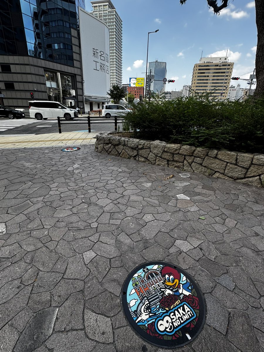 S_fusiforme2608's tweet photo. 北浜で見たマンホール！
大阪市中央公会堂と土佐堀川にジョーズがいてるー。中之島のバラ園もあるね🌹
#マンホール
#マンホール蓋 https://t.co/yW1fTwoYjL