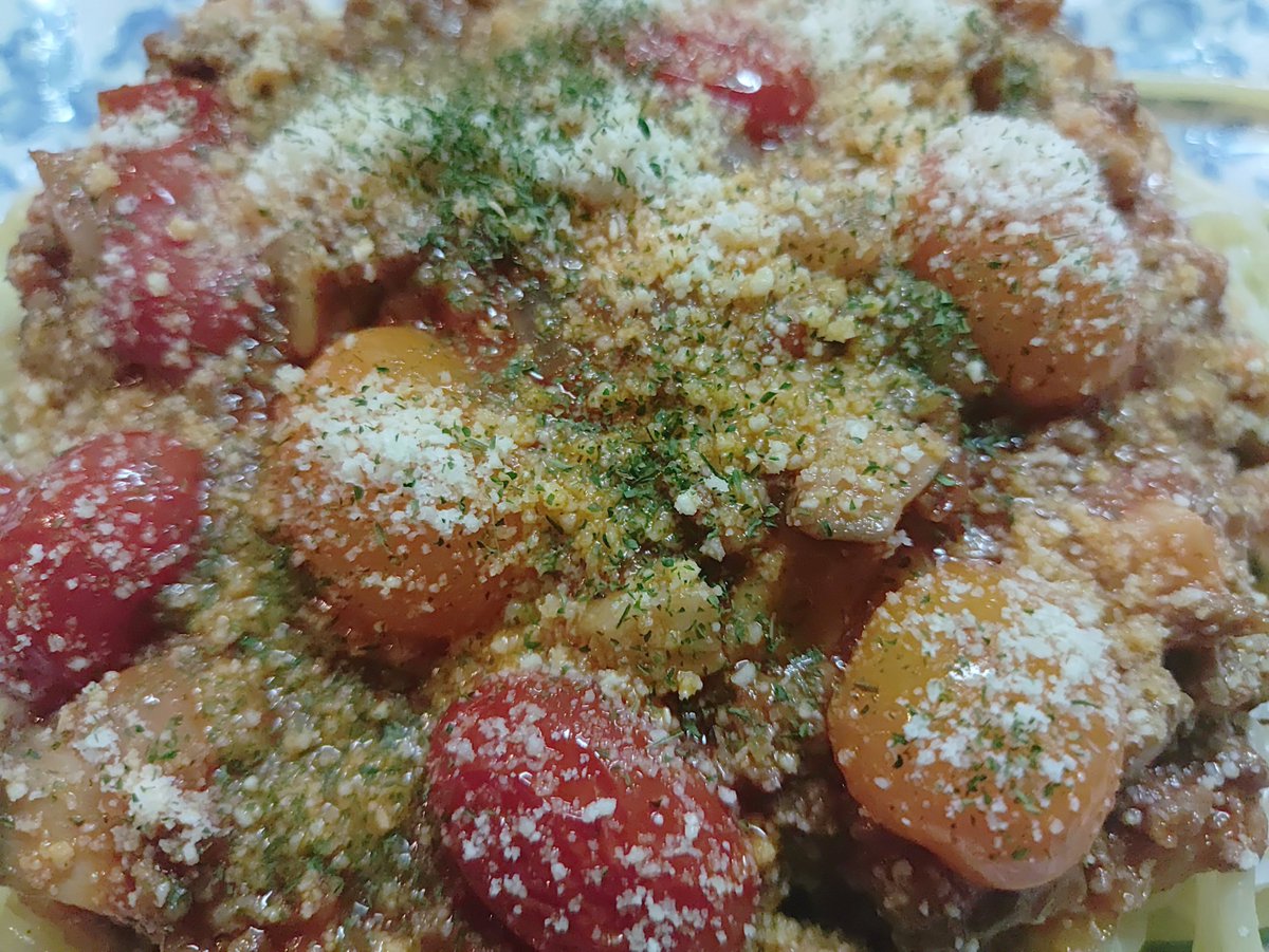MadnessHONDA's tweet photo. ミートソーススパゲッティ
刻んだエリンギ入り
#奇ノこまんま https://t.co/gQKSQwYer0