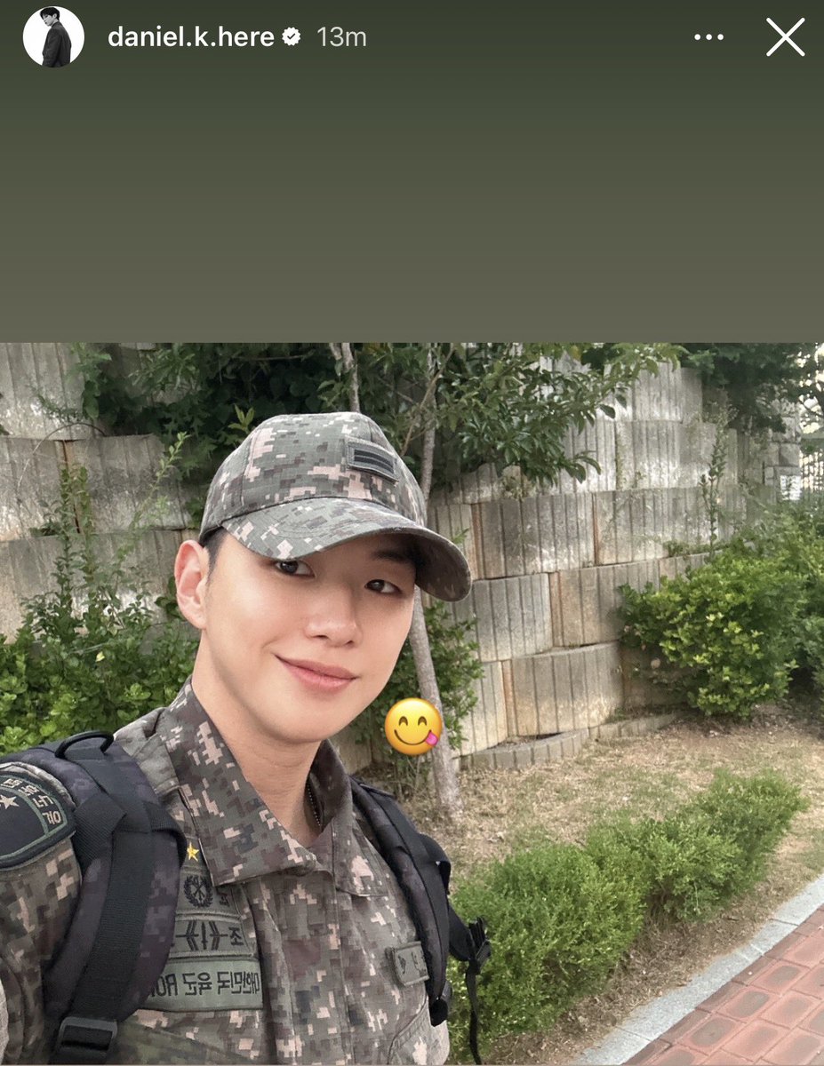 KDNProject_TH's tweet photo. พี่กลับเข้ากรมแล้ว อย่าลืมพี่นะ 🥹
แดนมาอัปสตอรี่ส่งท้ายช่วงลาพักร้อน วันนี้พร้อมกลับไปประจำการแล้วครับ 🫡

#คังแดเนียล #KANGDANIEL #강다니엘 #カンダニエル https://t.co/lyFF9cPYbF