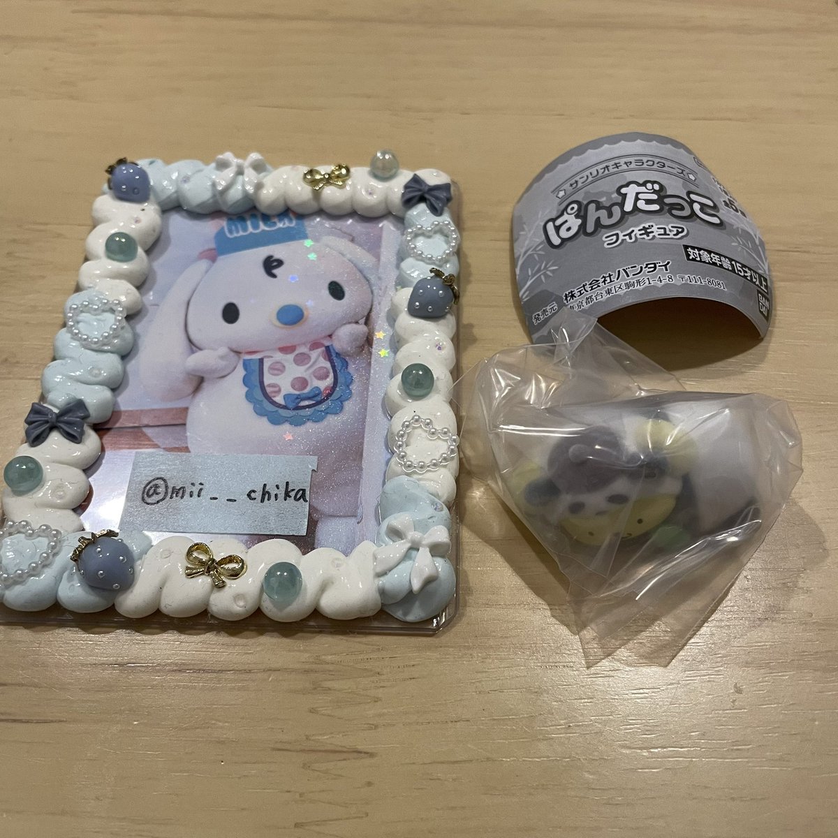 mii__chika's tweet photo. サンリオ ぱんだっこフィギュア
郵送での交換を探しています📮𓈒𓂂𓏸
※職場の郵便集荷にのせますので領収書のご提示できません🙇‍♀️ご了承ください

【譲】
ポムポムプリン

【求】
シナモロール(シナモン)

検索からでもお声がけください🙇‍♀️ https://t.co/xjIbdSpOqF