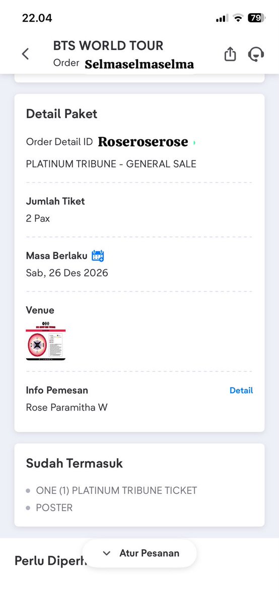 iamhealt's tweet photo. @putkth @BtsarmyPeduli kaa aku ada platinum tibune day 1, aku kasii 5,2 tapi kalo langsung deal bisa nego tipis bisa cod sbyy jugak🙌🏻 https://t.co/a3h4Ix8ni5