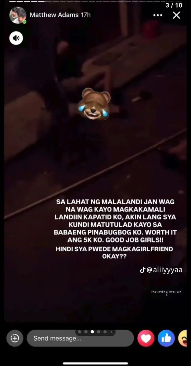 ayeshaaspr's tweet photo. PDF!! PDF!!

TRIGGER WARNING!!

I saw this on TikTok when it appeared on my FYP. It was posted by a creator, and this is the TikTok account of the person who posted it: @aliiyyyaa_. Please help boost this so it reaches GMA. https://t.co/7Wq8xz8cHK