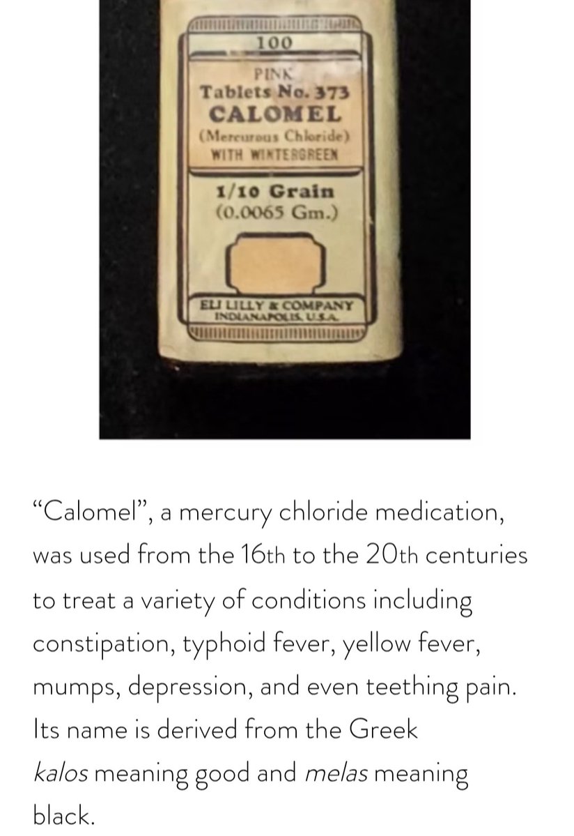 Sopitadehuevito's tweet photo. In the early 1800s mercury was seen as useful for depression (mostly through a mercury-based medication called Calomel).. I wonder if Joseph inhaling mercury wasn't just a random accident but him trying to self-medicate his depression to some extent https://t.co/M0F8xlKH8x