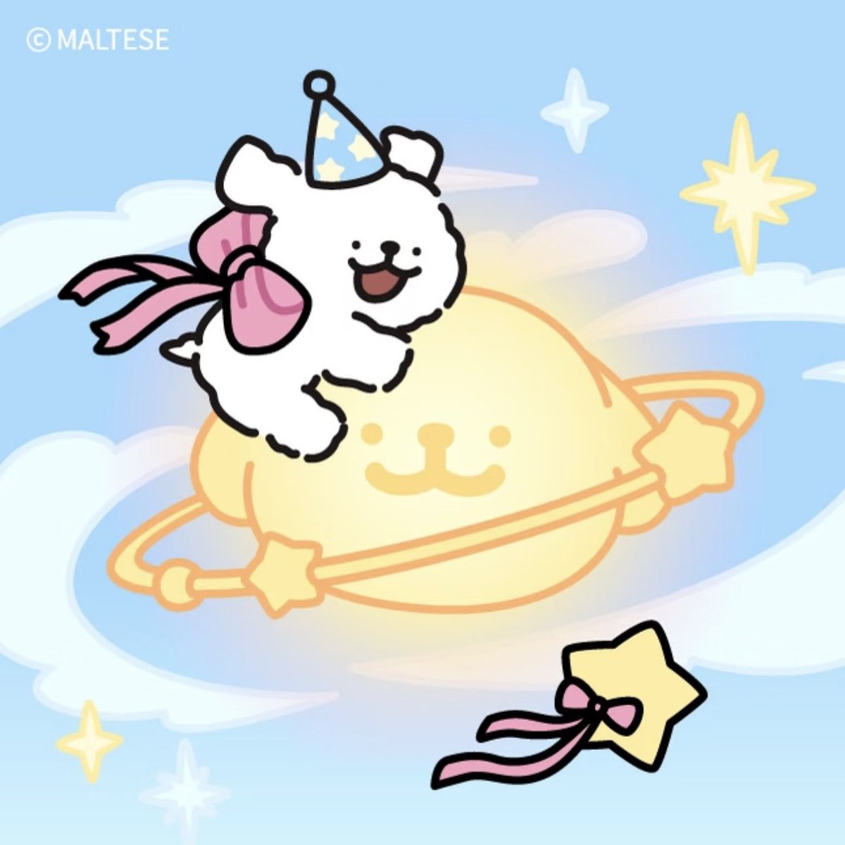 Maltese_post's tweet photo. 星も月も、モルチーズの頭の上に降りてきたよ。
モルチーズが「おやすみ」って言ってるよ〜🐶💤

몰티즈 &amp; 리트리버
线条小狗
線條小狗 https://t.co/MNVYwyc1qB