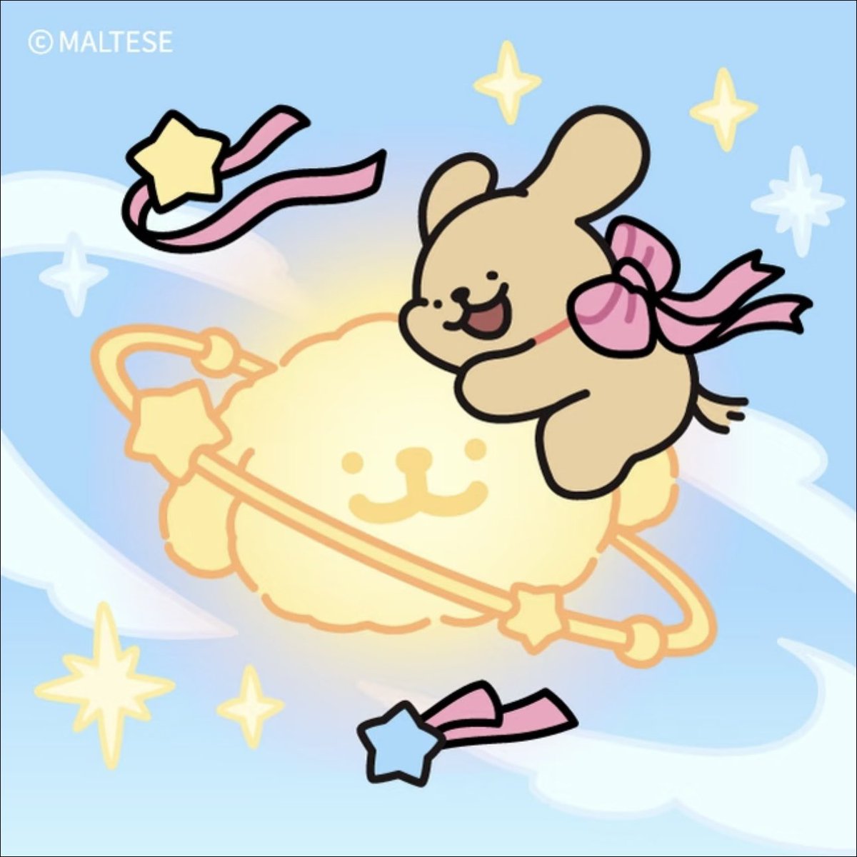 Maltese_post's tweet photo. 星も月も、モルチーズの頭の上に降りてきたよ。
モルチーズが「おやすみ」って言ってるよ〜🐶💤

몰티즈 &amp; 리트리버
线条小狗
線條小狗 https://t.co/MNVYwyc1qB