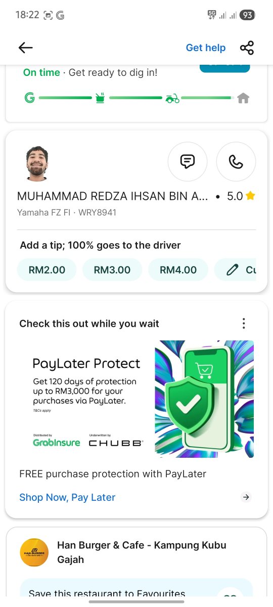 nkleyza1's tweet photo. @GrabMY a rider marked my order as delivered, but I not received the order.. bila try call, number is landline number and not in service.. bila chat, dia kata dia seat..  and how the rider can set a landline number as contact number? I've already report in the app.. https://t.co/fSzIkiACS0