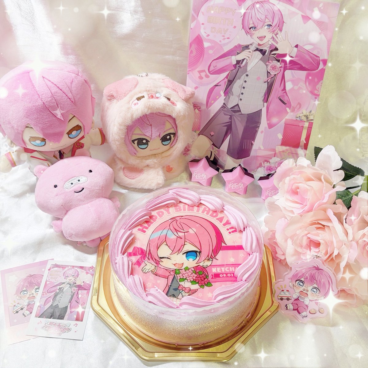 nami_ak0408's tweet photo. 🩷ピンク薔薇5本🩷
「あなたに出会えて本当によかった」

❥ #けちゃ誕生祭2026 
❥ #ねぇけちゃお https://t.co/6nRgAKTZzC