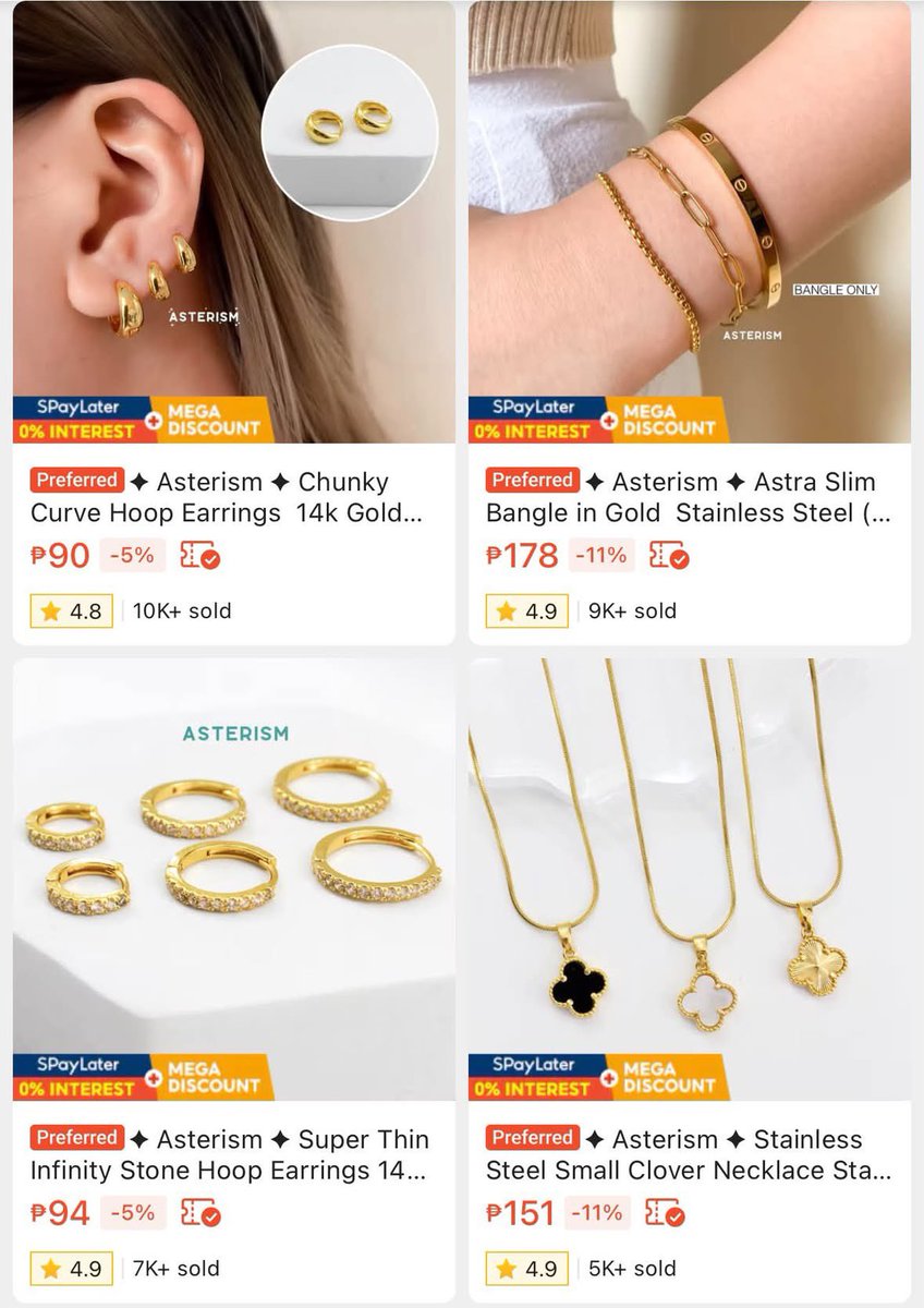 alluraxx's tweet photo. ✨ Girlies who love minimalist jewelry, this one’s for you. 🤍

Sharing my favorite Shopee shops with non-tarnish pieces that are perfect for everyday wear. From dainty earrings to timeless necklaces and bracelets—these are easy to style with any outfit. 💍✨ https://t.co/nWBnidUYuJ