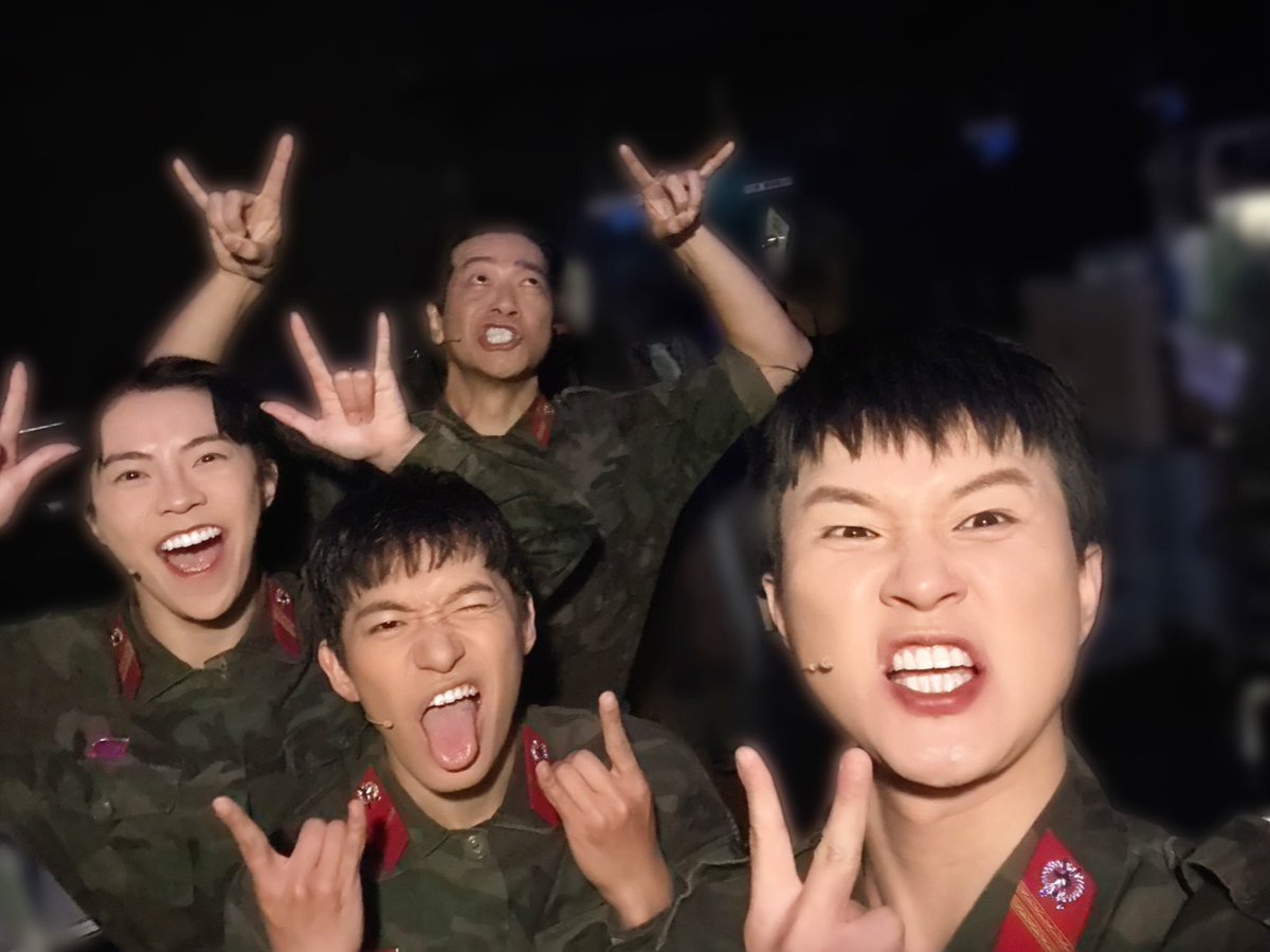 kazu_toma's tweet photo. ミュージカル『#愛の不時着』
全公演終演しました🪂

第五中隊クム・ウンドン
あなたを演じられてよかったです。

(チョルガンダンサーと記者もやってたよ、気づいてた方いるかな？？)

第五中隊楽しかったなあ。
みんなとまたどこかで会えますように。

皆様に心より感謝を込めて🫰
さらばー！🫡 https://t.co/gXALw3aIU8
