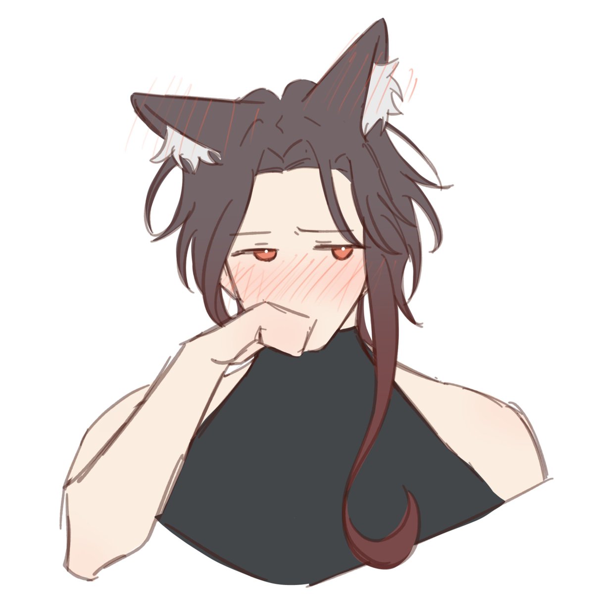 naoliuba's tweet photo. Shy shy cat 😺 https://t.co/r54XgQClQ2
