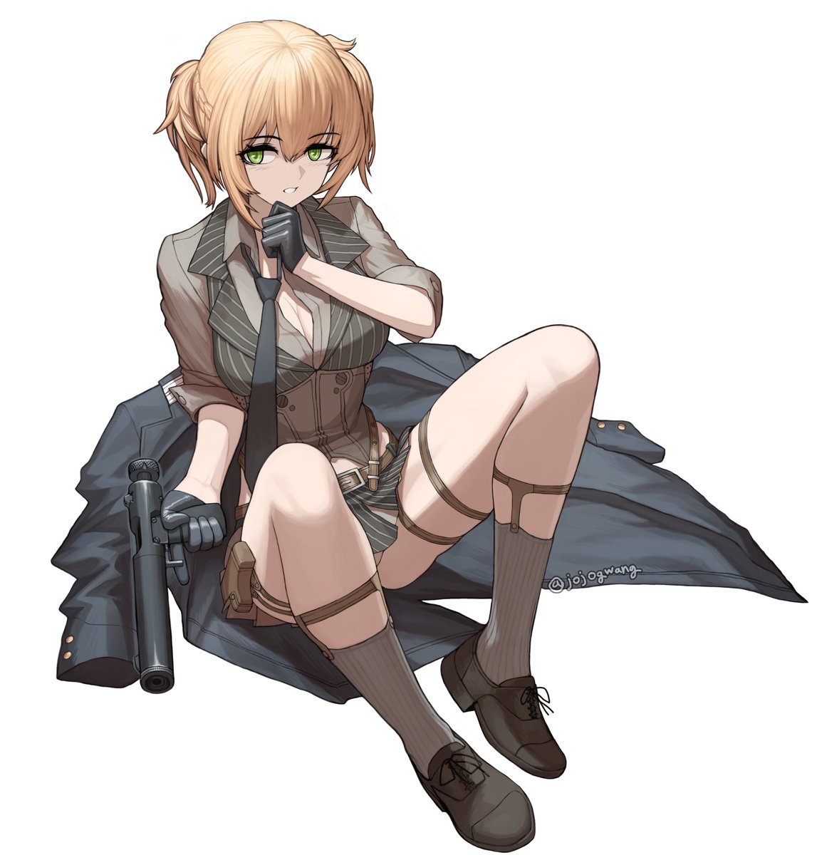 jojogwang's tweet photo. #GF2EXILIUM #GirlsFrontline2Exilium #ドルフロ #소녀전선2망명
2020년에 그렸던 웰로드를 리터치하였습니다;;;;;;;;;;;;;;;;;;;;;;; 
1에선 기본옷이었던 것이 2에 와서는 스킨이라고~~ https://t.co/6fJh5S9WFz