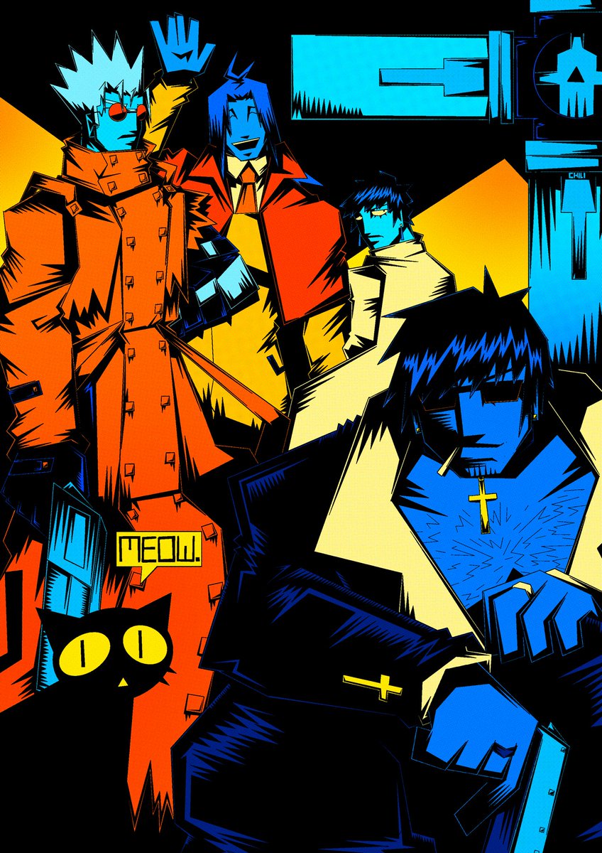chilimayonaise's tweet photo. #trigun #trigunmaximum ✝️ https://t.co/cooAn5K4gb
