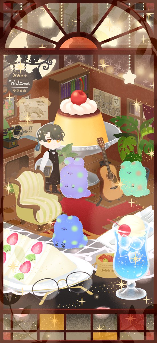 ame_v6's tweet photo. 喫茶二十世紀とピピピたち https://t.co/EoaPjdnZYX