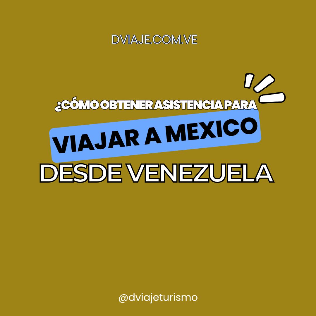 DViajeTurismo's tweet photo. ¿Cómo puedo obtener asistencia Venezuela México? 🛫

En DViaje Agencia de Viajes te ayudamos a planear tu viaje a México, tras obtener tu visa. 🌏✈️ ¡Contáctanos! #DViaje https://t.co/tEoljafr9Y