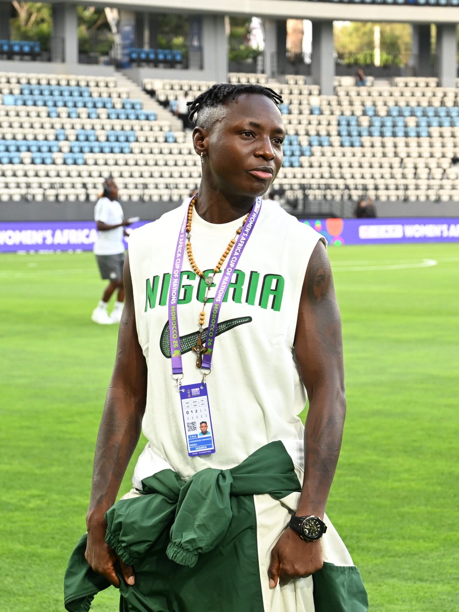 CAFwomen's tweet photo. No one rocks a fit quite like Naija. 💚

#TotalEnergiesWAFCON2026 https://t.co/VpjPc0ou62