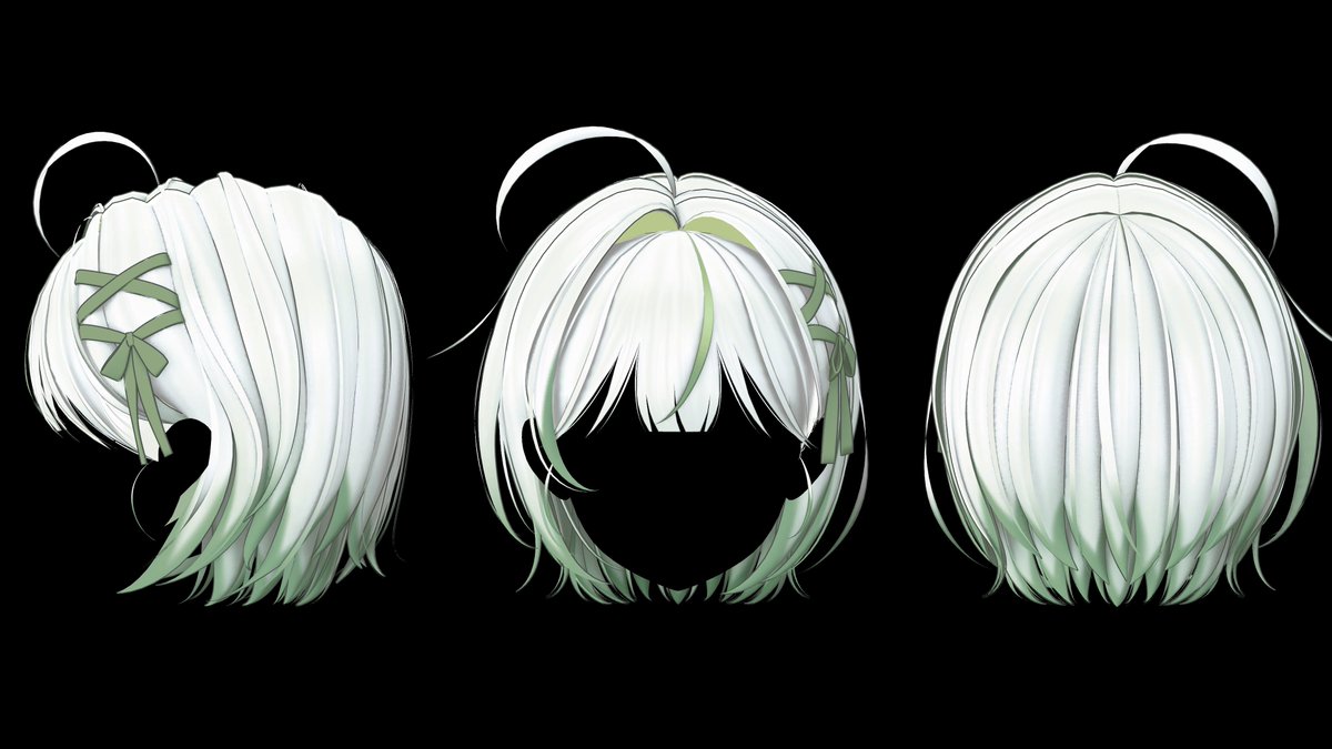 Burn_kckc's tweet photo. 연초록님 오리지날 헤어 제작했습니다 !! 🍏
#HADES #연초록 https://t.co/iSHFT7vT1q