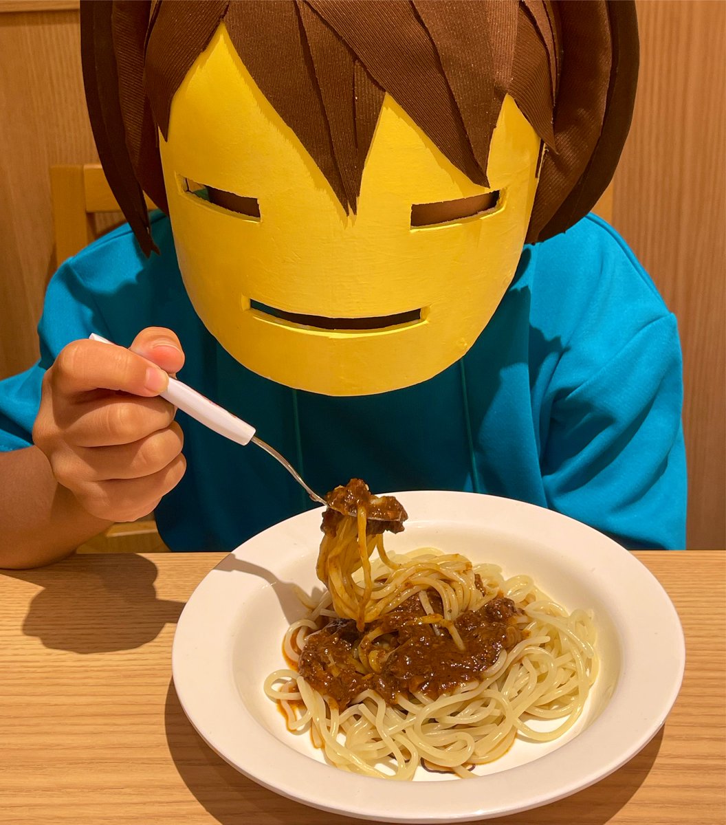 _PowaWan's tweet photo. フリスクの今日のご飯

これはパピルスのスパゲッティかな…

#アンテ　#コスサミ2026 #コスプレサミット2026 https://t.co/j6kLvWSXug