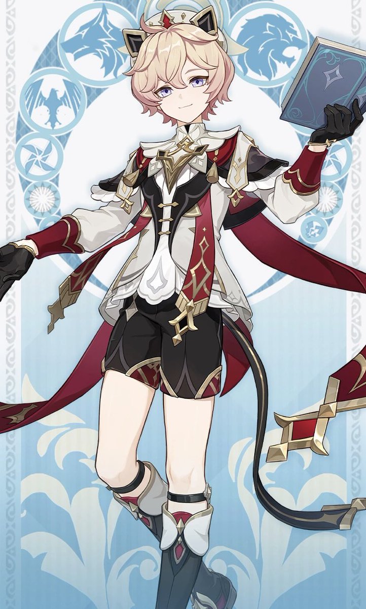 dahliabase's tweet photo. so funny how ever since natlan came out dahlia is the only male character to break the design pattern and wear shorts😭 and we probably won’t see one in snezhnaya either https://t.co/YdJgKxcNeT
