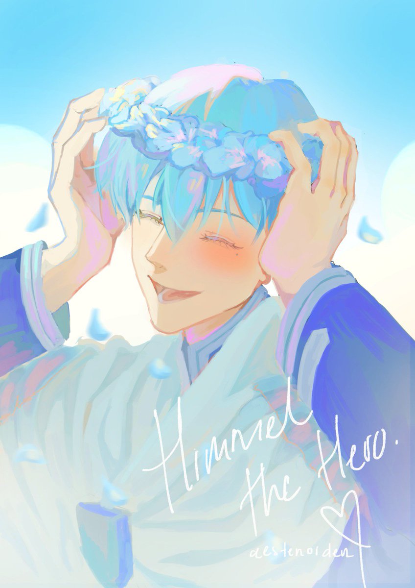 aestenoiden's tweet photo. redrawing himmel in my style..(?) #himmel #frieren https://t.co/svs9xI2Uov