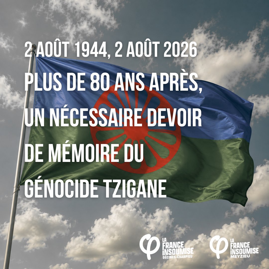 LFIDecines's tweet photo. 📢 2 août 1944, 2 août 2026 : plus de 80 ans après, un nécessaire devoir de mémoire du génocide tzigane

🧶⬇️ https://t.co/SWh6nzbdoT