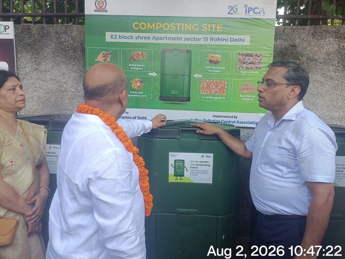 SBM_MCD's tweet photo. Hon’ble Delhi Vidhan Sabha Speaker and MLA @Gupta_vijender , Smt Smita Kaushik, Councillor, Rohini, and Mayor Sh. @praveshwahi  inaugurated zero waste society at Rohini.collaboration with IPCA and @dcrohinizone.
@SwachhBharatGov 
@LtGovDelhi 
@CMODelhi https://t.co/o6pk9i37W4