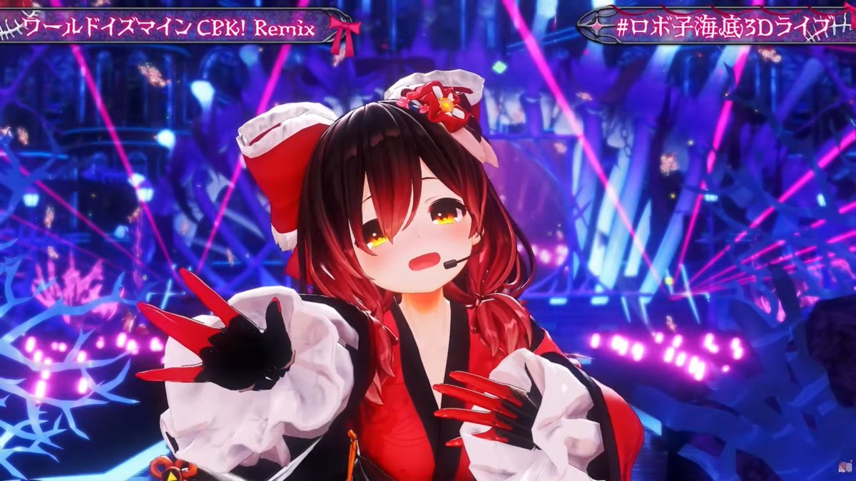 Zgarr0's tweet photo. Roboco never note cute AAAAAAAA 🥰🥰🥰
#ロボ子海底3Dライブ https://t.co/w4ZHH4KyA6