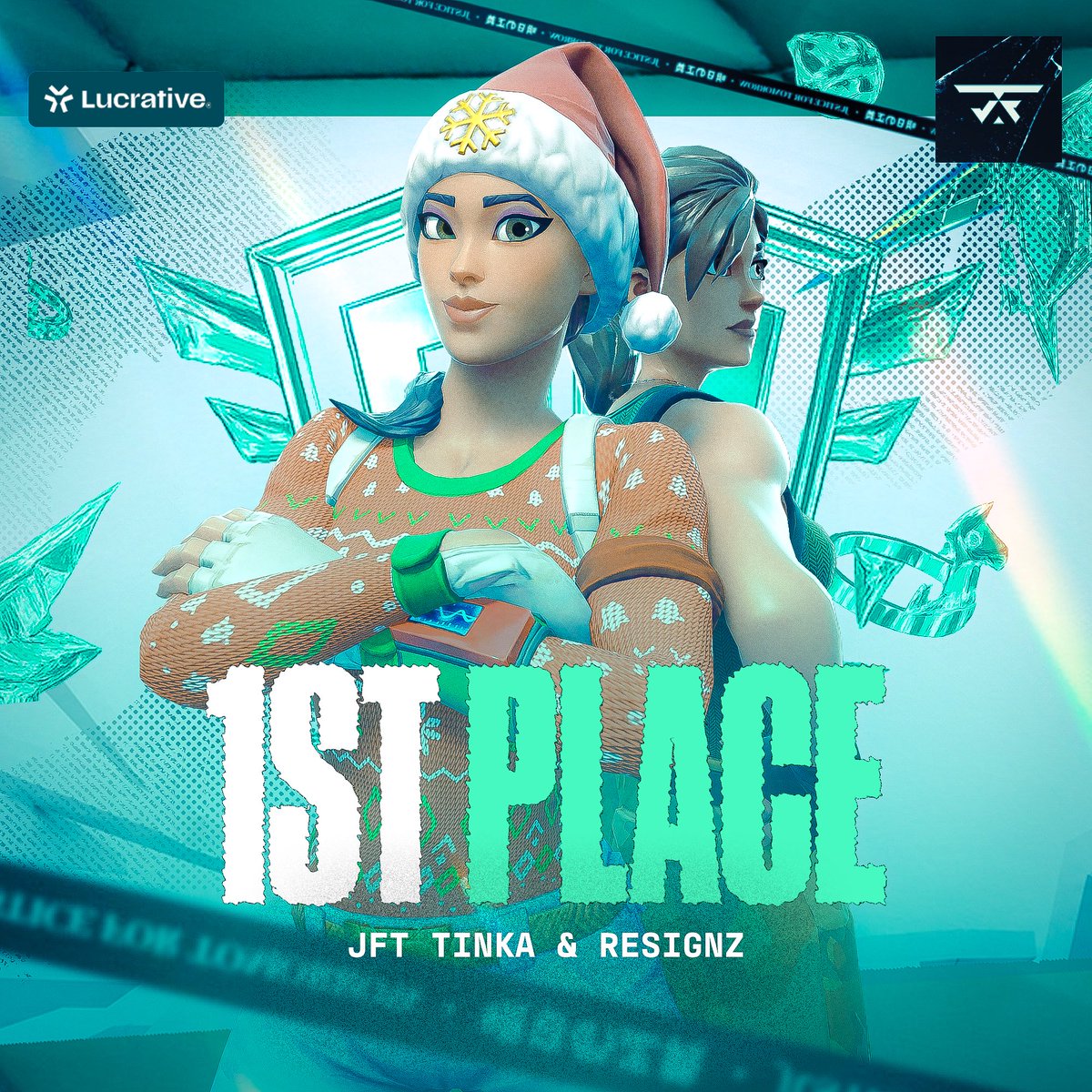JFTesp's tweet photo. WE ARE ONCE AGAIN FNCS CHAMPIONS 🏆

JFT @tinkafn &amp; @resignzfnt https://t.co/Ro33zswGqe