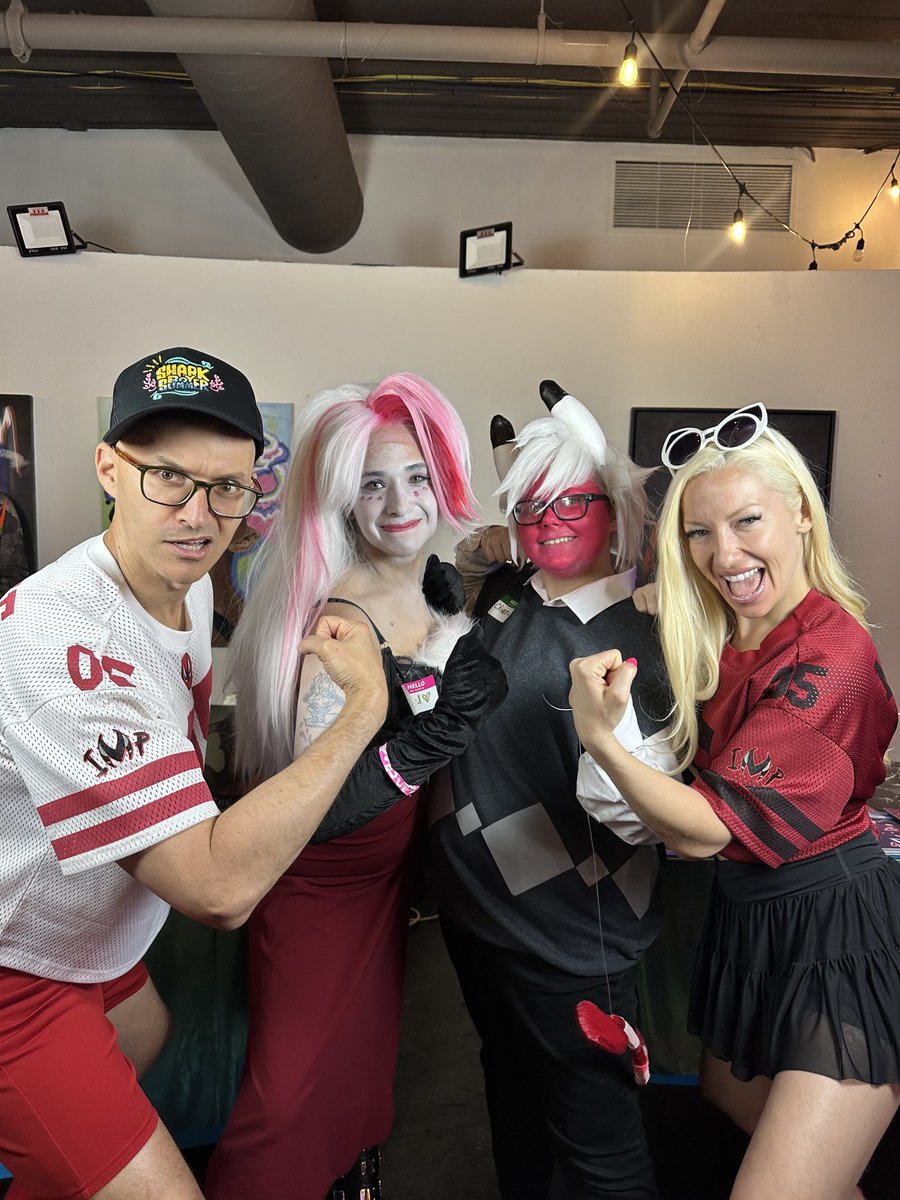 ericschwartz's tweet photo. Being an elite athlete in the new @SpindleHorse Millie gear with Georgie and Desiree at SBS Live ATL! 

Join the team: https://t.co/JYvpDGExij https://t.co/xFLtqTibg5