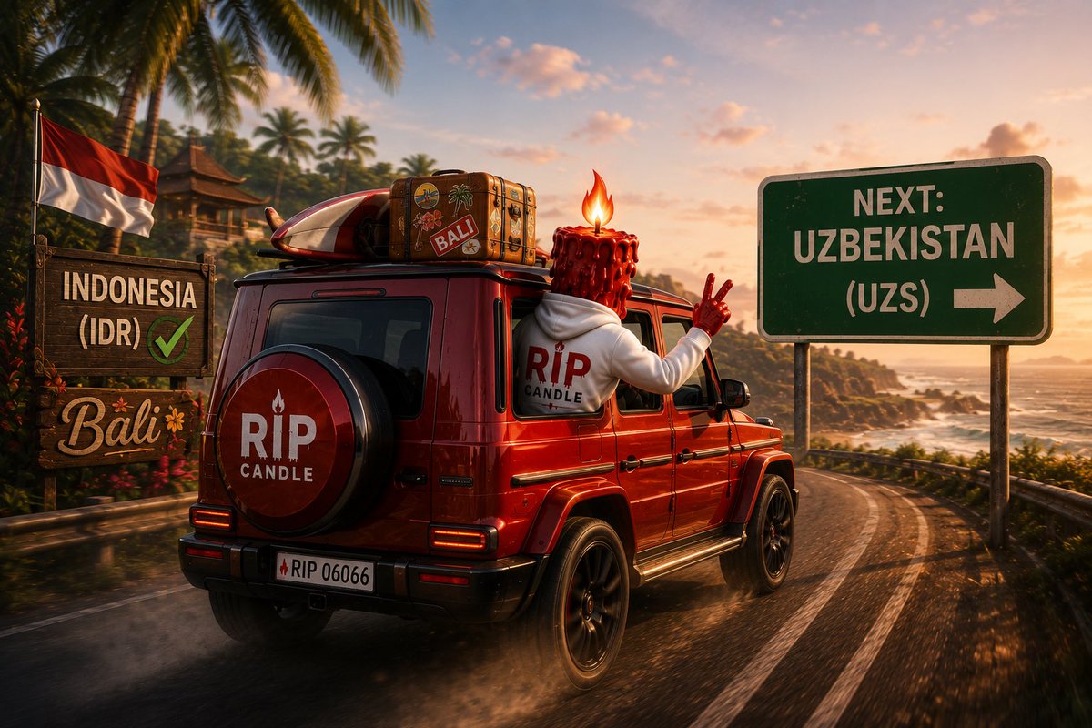 RIP_Candle's tweet photo. ๐ฎ๐ฉ Indonesia is behind us!
RIP Candle has climbed to $0.00006066, surpassed the Indonesian Rupiah (IDR), and moved up to #119.
One milestone down. One more ahead.
๐บ๐ฟ Next stop: Uzbekistan.
UZS, weโre coming. ๐ฏ
The race continues. ๐
๐ฏ RIP Candle
#RIPCandle #RIP #Axiome #Crypto #MemeCoin #DeFi