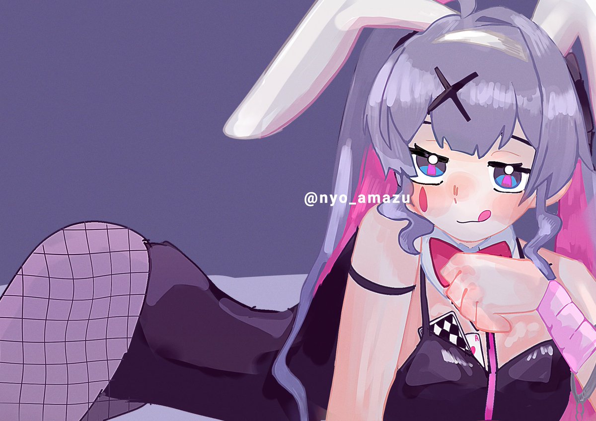 nyo_azuma's tweet photo. バニーの日🐰💜
#初音ミク 
#バニーの日 https://t.co/FvMz3y7jTv