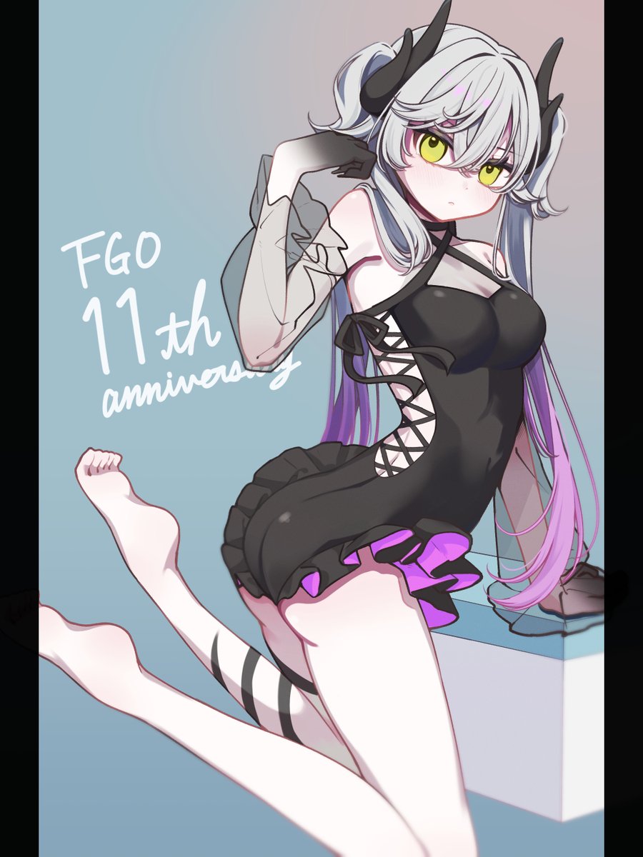 UIMIU_110's tweet photo. リリスの水着描きました！

公式がまさか出すと思ってなかった……
あまりにも正解を出されてしまった

#FGO #FGOイラスト https://t.co/P1AcH7ME4p