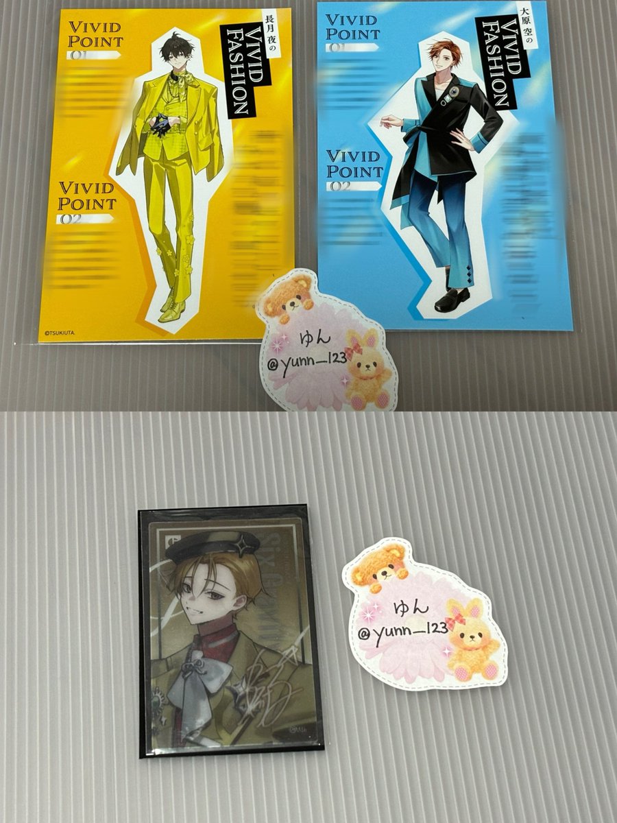 yunn__123's tweet photo. 【交換】ツキプロ ツキショ ビビラン 特典 ブロマイド バーブロ レンチキュラーカード

譲:画像1,2

求:各1
アップ　始 隼
全身　隼 柊羽
カード　始 隼 柊羽
ピンナップ　隼 昂輝 ＞恋

神戸･大阪 手渡しor郵送
同種交換じゃなくても大丈夫です(他ポストとでも🙆‍♀️)
よろしくお願いします！ https://t.co/YxOLGkfqsw