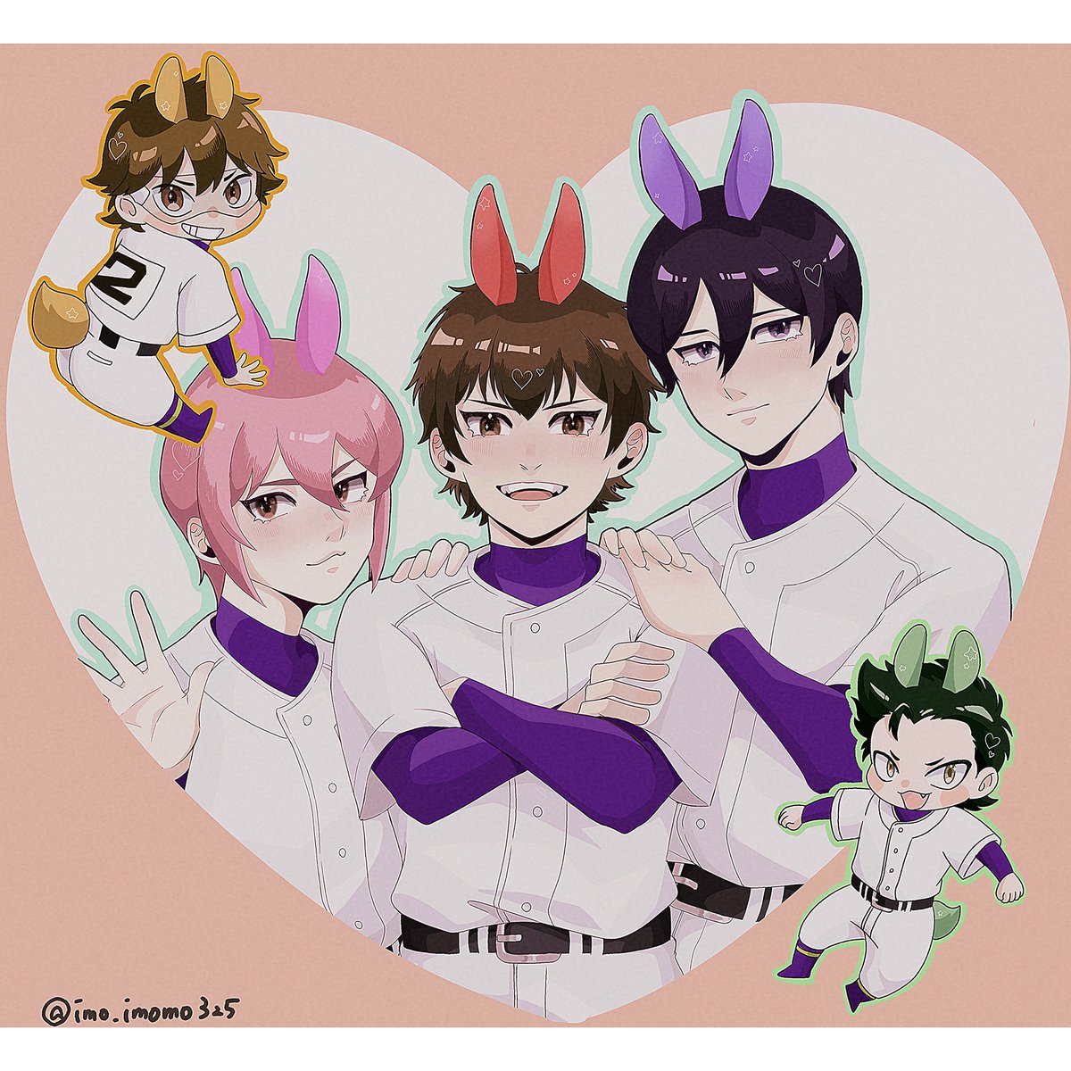 imo_imomo325's tweet photo. 🐰🐰🐰🐰🐰 https://t.co/1DWc0VGSnJ