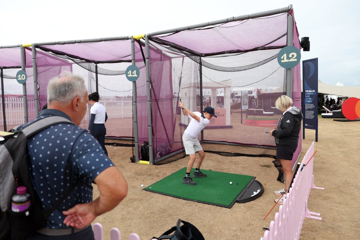 RandA's tweet photo. At the AIG Women's Open today? ⛳️

Sign up for a free 15 minute lesson with a PGA professional in the festival village🏌️ https://t.co/Qz820rxAq3