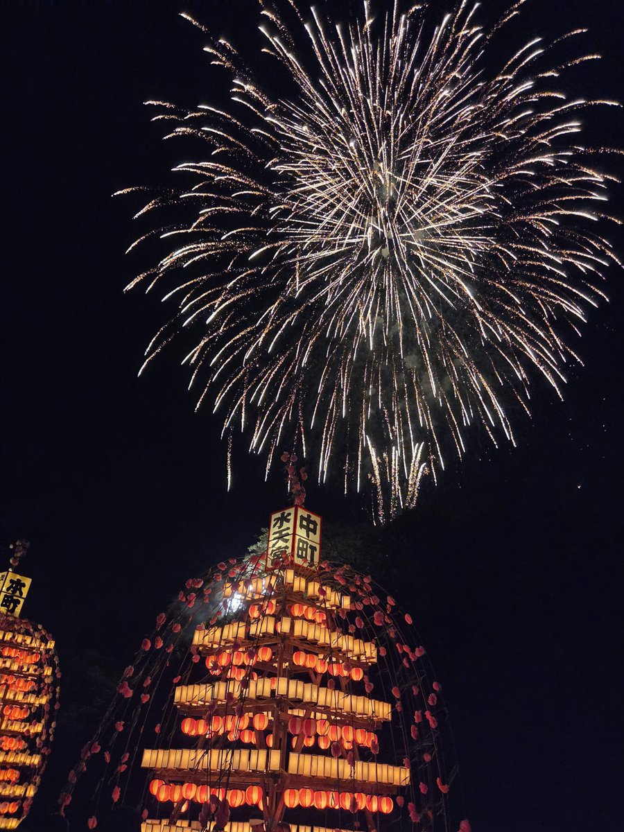 samusamu's tweet photo. 無事に終了、花火祭り https://t.co/9JfV8yAbn6