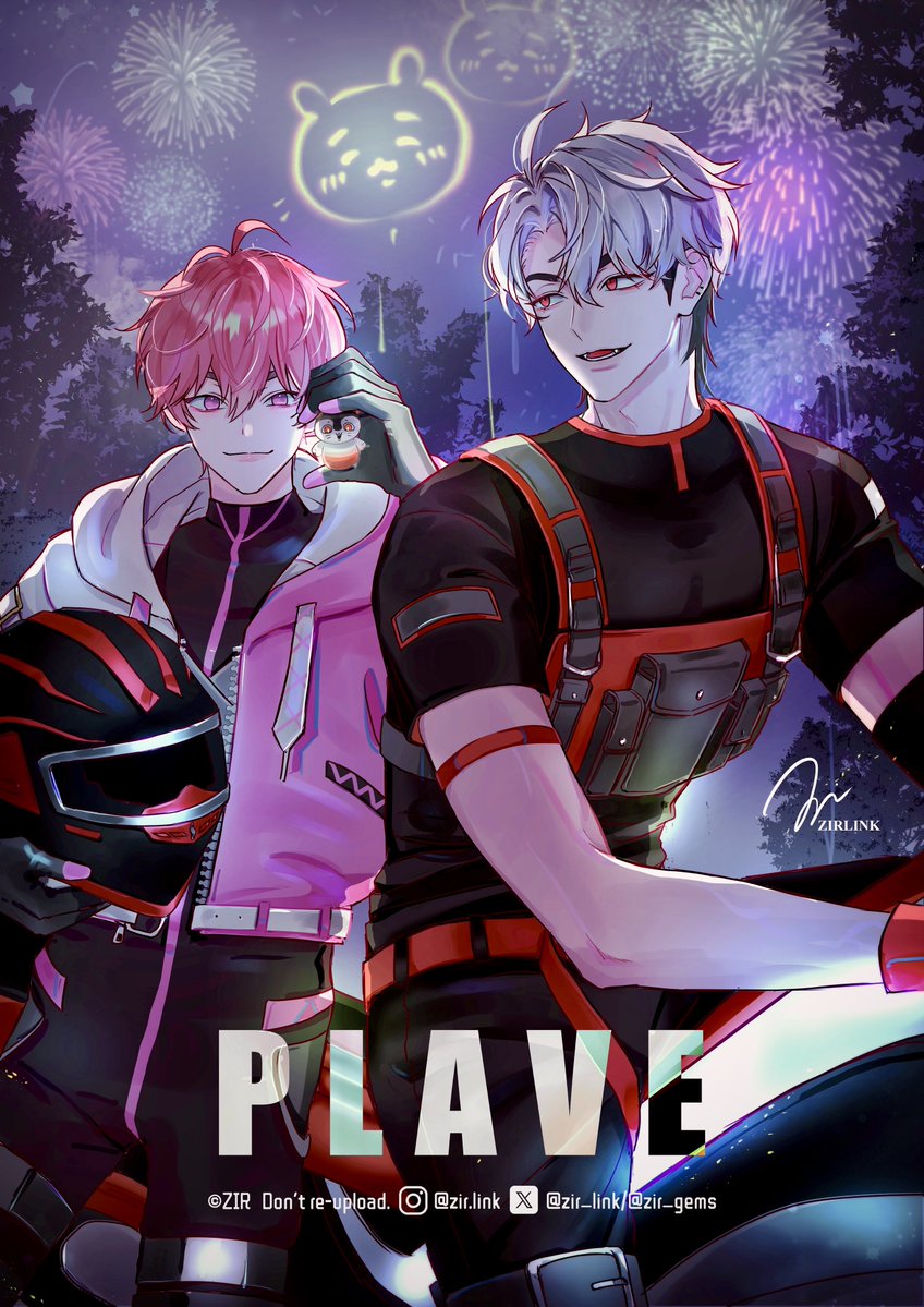 zir_link's tweet photo. ちいかわ観た帰りのヤタズ❤️🩷

#PLAVE  #플레이브 https://t.co/oFeqKYETJd