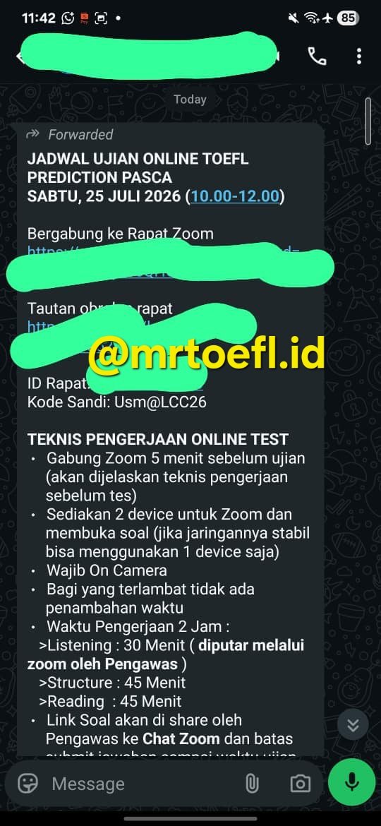 mrtoefltwo's tweet photo. Toefl USM universitas semarang...
Terima kasih yg sudah mempercayakan... ✨️✨️ https://t.co/rEXZ8PwBuW