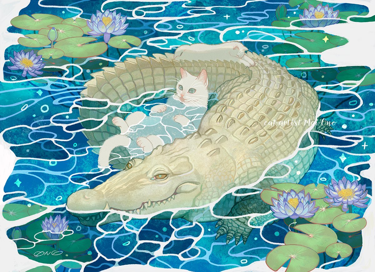 nekoe_onomai's tweet photo. 8/2 #ワニの日 
すべてのワニたちが健やかに、時にワイルドに過ごせますように🐊✨ https://t.co/PashPszbbh
